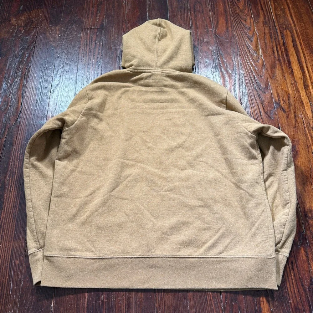 The North Face Hoodie Men XL Brown Camo Logo Pullover Sweatshirt Outdoor Gorp